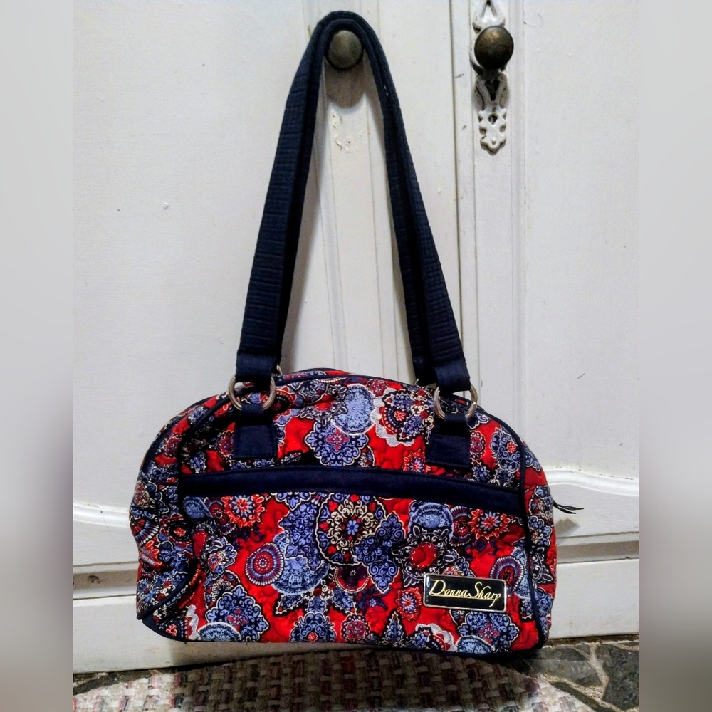 Donna Sharp Quilted Satchel VINTAGE